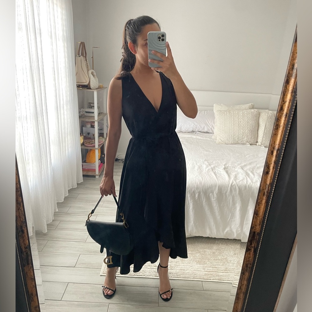 Banana Republic Black High Low Dress - Picture 3 of 8